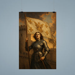 Saint Joan of Arc banner at Orléans walls poster 9