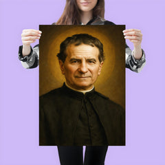 Saint John Bosco portrait poster 3