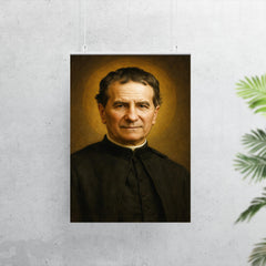 Saint John Bosco portrait poster 7