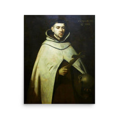 Saint John of the Cross poster on a plain backdrop in size 16"x20".