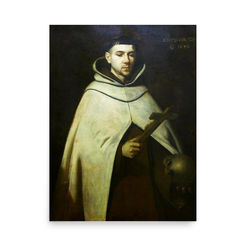 Saint John of the Cross poster on a plain backdrop in size 18