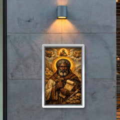 Saint Moses the Black icon portrait poster 2