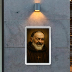 Saint Padre Pio portrait poster 2