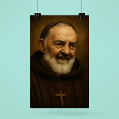 Saint Padre Pio portrait poster 6