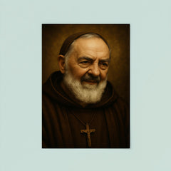 Saint Padre Pio portrait poster 8