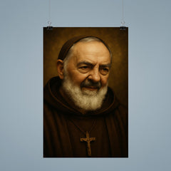 Saint Padre Pio portrait poster 9