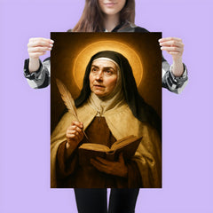 Saint Teresa of Avila portrait poster 3