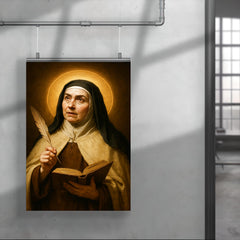 Saint Teresa of Avila portrait poster 4