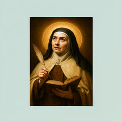 Saint Teresa of Avila portrait poster 8