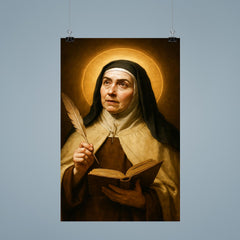 Saint Teresa of Avila portrait poster 9