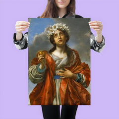 Saint with Golden Heart by Carlo Dolci poster 3