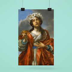 Saint with Golden Heart by Carlo Dolci poster 6