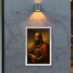 Saladin after Hattin contemplative portrait poster 2