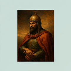 Saladin after Hattin contemplative portrait poster 8