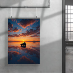 Salar de Uyuni Bolivia poster 4