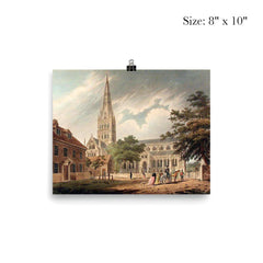Salisbury Cathedral by Francis Jukes poster 4