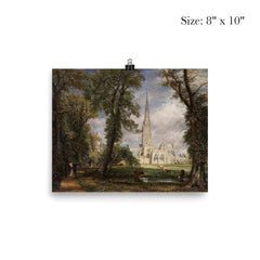 Salisbury Cathedral from the Bishop's Grounds by John Constable poster 4