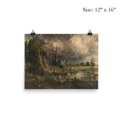 Salisbury Cathedral from the Meadows by John Constable poster 3