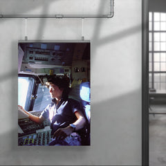 Sally Ride on the Flight Deck, 1983 poster 4