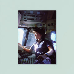 Sally Ride on the Flight Deck, 1983 poster 8