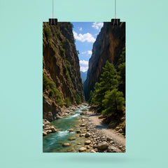 Samaria Gorge Crete Greece poster 6