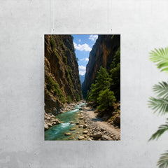 Samaria Gorge Crete Greece poster 7