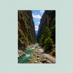 Samaria Gorge Crete Greece poster 8