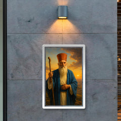 Samaritan high priest on Mount Gerizim poster 2