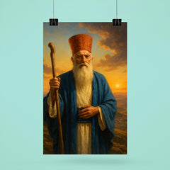 Samaritan high priest on Mount Gerizim poster 6