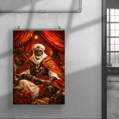 Samory Toure in scarlet field tent poster 4