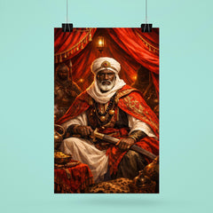 Samory Toure in scarlet field tent poster 6