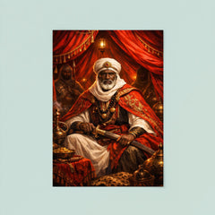 Samory Toure in scarlet field tent poster 8