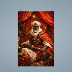 Samory Toure in scarlet field tent poster 9