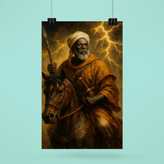 Samory Touré cavalry thunder portrait poster 6