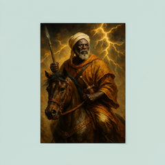 Samory Touré cavalry thunder portrait poster 8