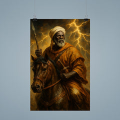 Samory Touré cavalry thunder portrait poster 9