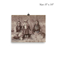 Samson Beaver with Wife Leah and Daughter Frances Louise by Mary Schäffer poster 4
