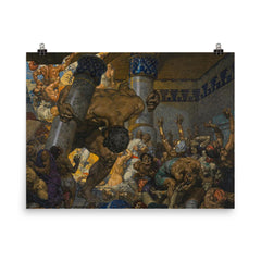 Samsons Rache by Alexander Rothaug poster on a plain backdrop in size 8"x10".