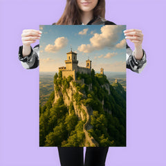 San Marino Three Towers Ridge San Marino poster 3