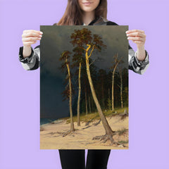 Sandy Coastline by Ivan Ivanovich Shishkin poster 3