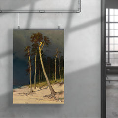 Sandy Coastline by Ivan Ivanovich Shishkin poster 4