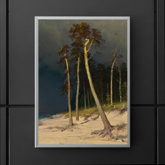 Sandy Coastline by Ivan Ivanovich Shishkin poster 5