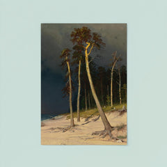 Sandy Coastline by Ivan Ivanovich Shishkin poster 8