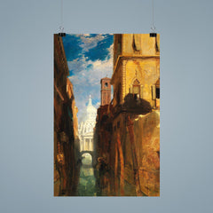 Santa Maria della Salute by James Holland, 1845 poster 9