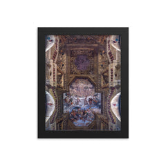 Santi Faustino e Giovita by Tommaso Sandrino framed print on a plain backdrop in size 8"x10".