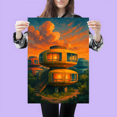 Sanzhi UFO Houses Taiwan poster 3