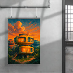 Sanzhi UFO Houses Taiwan poster 4