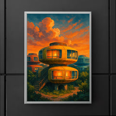 Sanzhi UFO Houses Taiwan poster 5