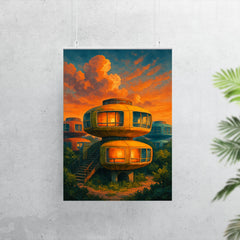 Sanzhi UFO Houses Taiwan poster 7