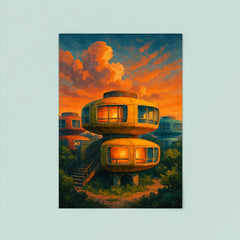 Sanzhi UFO Houses Taiwan poster 8